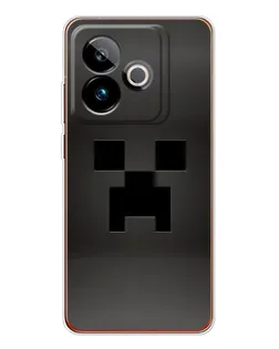 Чехол для Realme GT 7 с картинкой «Черный крипер градиент»