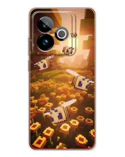 Чехол для Realme GT 7 с картинкой «Поле подсолнухов»
