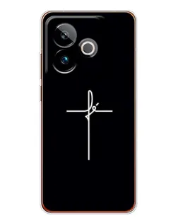 Чехол для Realme GT 7 с картинкой «Тонкий крест»