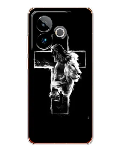 Чехол для Realme GT 7 с картинкой «Сияющий крест Jesus» Чехол для Realme GT 7 с картинкой «Сияющий крест Jesus»