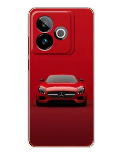 Чохол для Realme GT 7 з картинкою «Червоний Mercedes AMG»