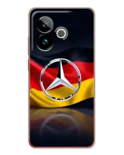 Чохол для Realme GT 7 з картинкою «Mercedes — прапор Німеччини»