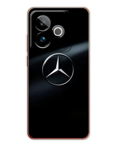 Чехол для Realme GT 7 с картинкой «Mercedes на металле» Чехол для Realme GT 7 с картинкой «Mercedes на металле»