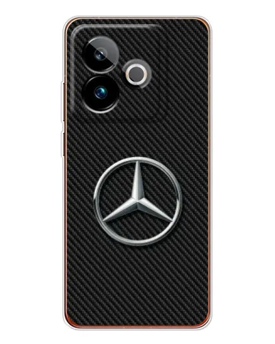 Чехол для Realme GT 7 с картинкой «Карбоновый Mercedes стиль» Чехол для Realme GT 7 с картинкой «Карбоновый Mercedes стиль»
