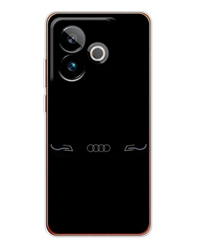 Чехол для Realme GT 7 с картинкой «Audi — световой подпись»