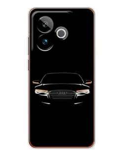 Чехол для Realme GT 7 с картинкой «Audi — ночной контур»