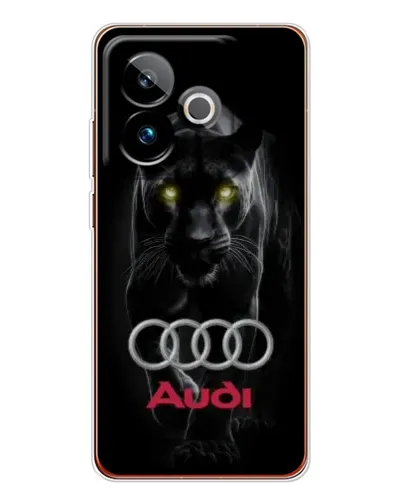 Чехол для Realme GT 7 с картинкой «Пантера и Audi»