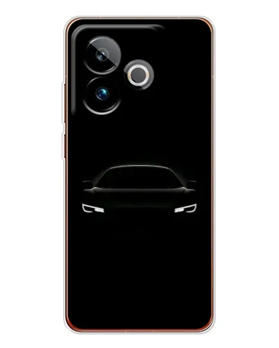 Чехол для Realme GT 7 с картинкой «Взгляд Audi в темноте»