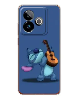 Чехол для Realme GT 7 с картинкой «Стич с укулеле»