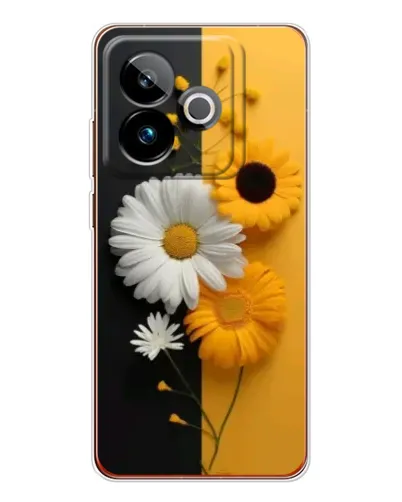 Чохол для Realme GT 7 з картинкою «Соняшник та ромашка»