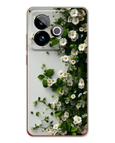 Чохол для Realme GT 7 з картинкою «Гілка дрібних білих квітів»