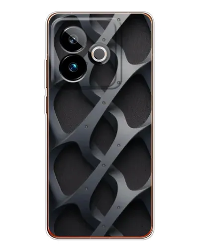 Чохол для Realme GT 7 з картинкою «Об'ємне сіре плетіння»
