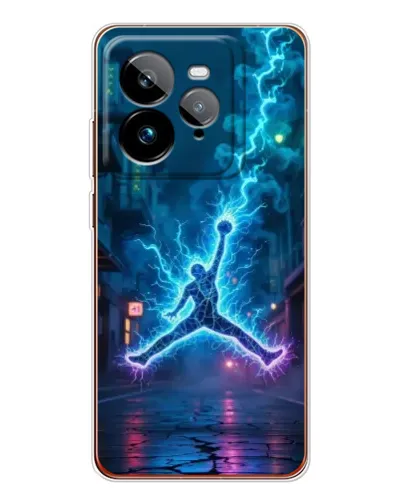 Чехол для Realme GT 7Pro с картинкой «Jordan Gold Jumpman»