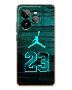 Чехол для Realme GT 7Pro с картинкой «Jordan Cyan 23»