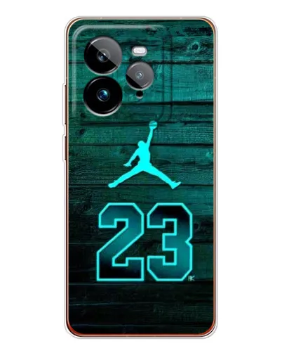 Чехол для Realme GT 7Pro с картинкой «Jordan Cyan 23»