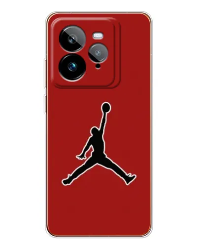 Чехол для Realme GT 7Pro с картинкой «Jordan Red Back»