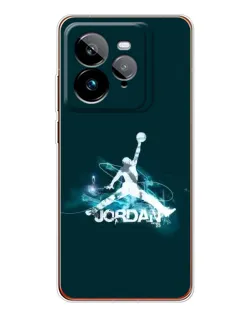 Чехол для Realme GT 7Pro с картинкой «Jordan Blue Fire»