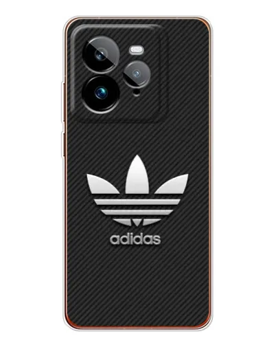 Чохол для Realme GT 7Pro з картинкою «Adidas Карбонова текстура»