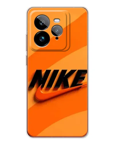 Чехол для Realme GT 7Pro с картинкой «Оранжевый драйв Nike»