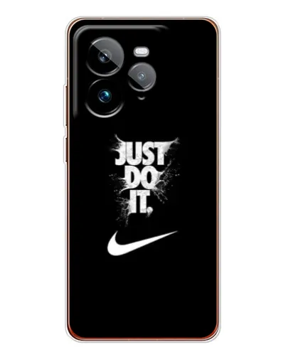 Чехол для Realme GT 7Pro с картинкой «Текстовый принт Nike»
