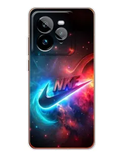 Чехол для Realme GT 7Pro с картинкой «Огненный логотип Nike»