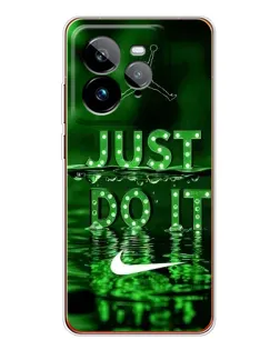 Чехол для Realme GT 7Pro с картинкой «Зеленый неоновый Nike»
