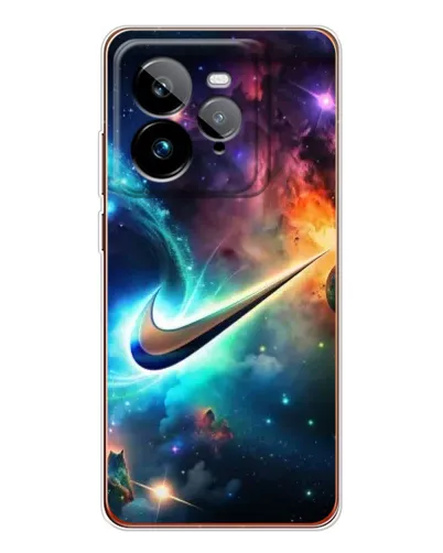 Чехол для Realme GT 7Pro с картинкой «Космический Nike Swoosh»