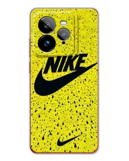 Чехол для Realme GT 7Pro с картинкой «Желтый текстурный Nike»