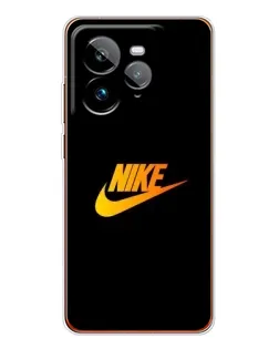Чехол для Realme GT 7Pro с картинкой «Золотой логотип Nike»