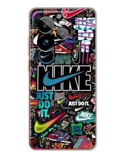 Чохол для Realme GT 7Pro з картинкою «Яскравий колаж Nike»