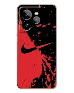 Чохол для Realme GT 7Pro з картинкою «Червоні бризки Nike»