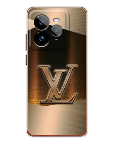 Чехол для Realme GT 7Pro с картинкой «LV — золотое сияние»