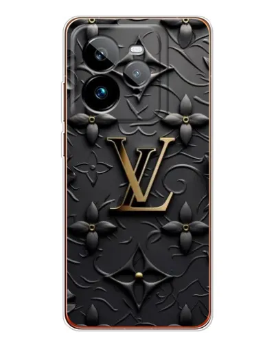 Чехол для Realme GT 7Pro с картинкой «Кожаная текстура LV»
