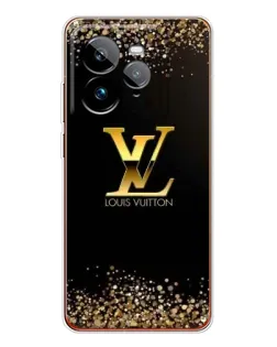 Чехол для Realme GT 7Pro с картинкой «LV — золотые искры»