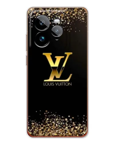 Чехол для Realme GT 7Pro с картинкой «LV — золотые искры»