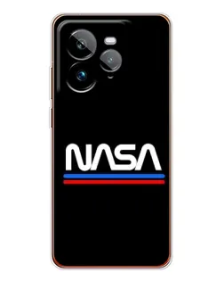 Чехол для Realme GT 7Pro с картинкой «NASA — классика Red Blue» Чехол для Realme GT 7Pro с картинкой «NASA — классика Red Blue»