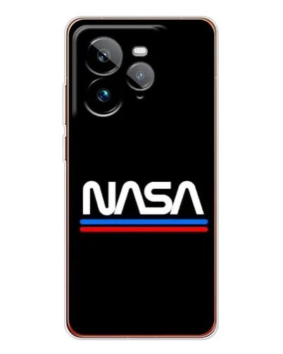 Чехол для Realme GT 7Pro с картинкой «NASA — классика Red Blue»