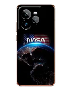 Чехол для Realme GT 7Pro с картинкой «Земля из космоса NASA»