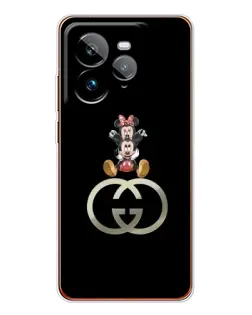 Чехол для Realme GT 7Pro с картинкой «Минни Маус на лого»