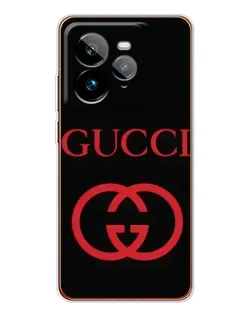 Чехол для Realme GT 7Pro с картинкой «Gucci — красный логотип»