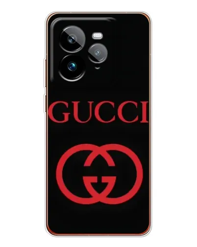 Чехол для Realme GT 7Pro с картинкой «Gucci — красный логотип»