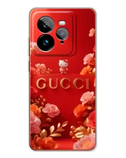 Чехол для Realme GT 7Pro с картинкой «Gucci — золотой сад»
