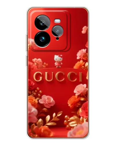 Чехол для Realme GT 7Pro с картинкой «Gucci — золотой сад»