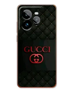 Чехол для Realme GT 7Pro с картинкой «Gucci — стеганый черный»
