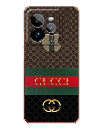 Чехол для Realme GT 7Pro с картинкой «Gucci — брендированный десерт»