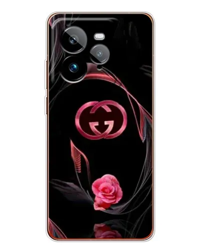 Чехол для Realme GT 7Pro с картинкой «Gucci — неоновая роза»