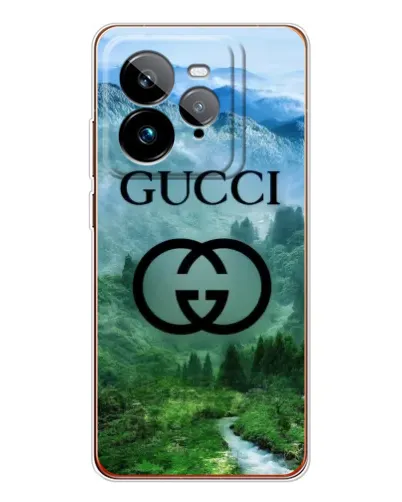 Чехол для Realme GT 7Pro с картинкой «Gucci — горный пейзаж»