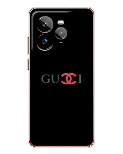 Чехол для Realme GT 7Pro с картинкой «Gucci — красный градиент»