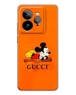 Чохол для Realme GT 7Pro з картинкою «Міккі Маус Gucci — помаранч»