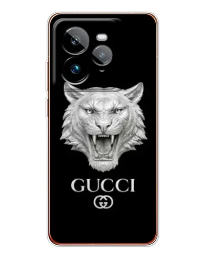 Чохол для Realme GT 7Pro з картинкою «Gucci — срібний лев» Чохол для Realme GT 7Pro з картинкою «Gucci — срібний лев»